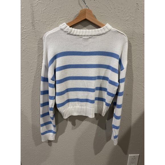Freshman 1996 Lemon Stripes Summer Sweater Small - Picture 5 of 6